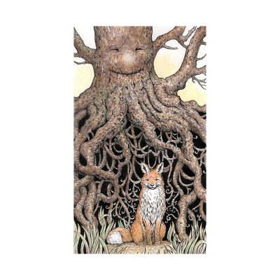 Fox Roots Print - by Brett Miley Art