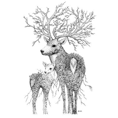 Leaf Stag and Deer