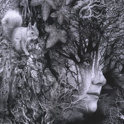 Looking Through Pencil Art by Brett Miley 2019