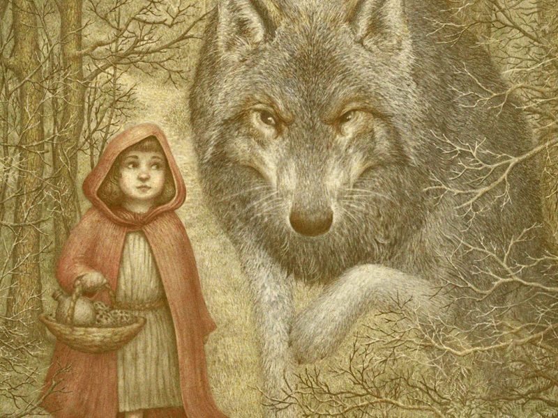 Red Riding Hood Art by Brett Miley