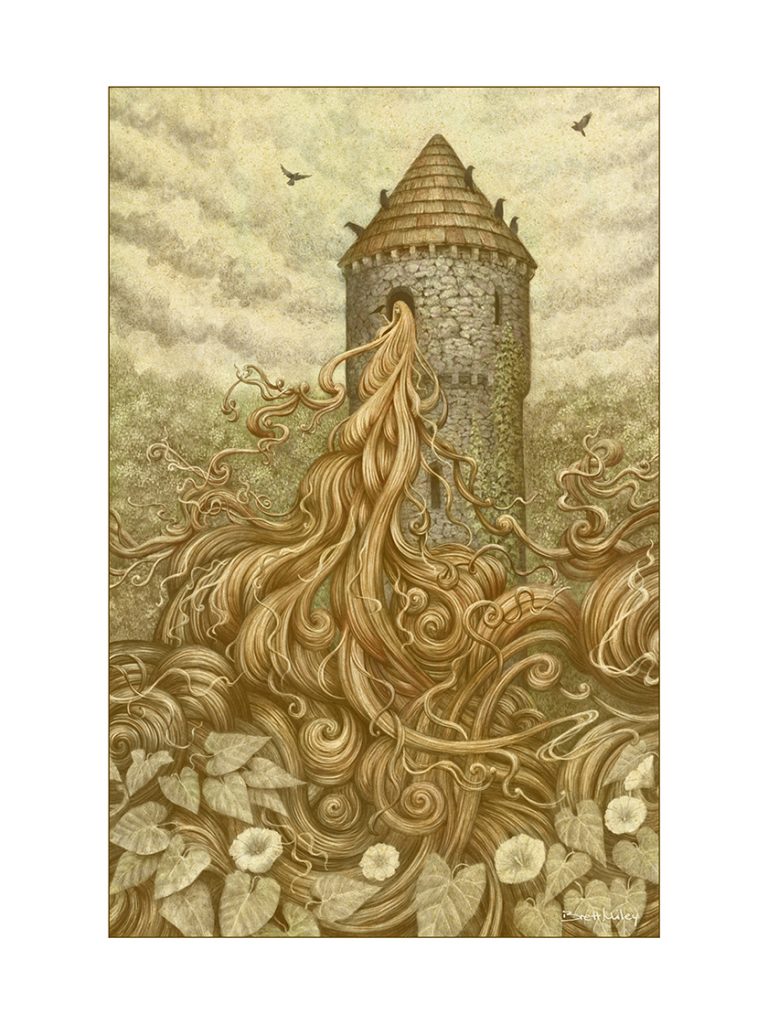 Rapunzel Art by Brett Miley