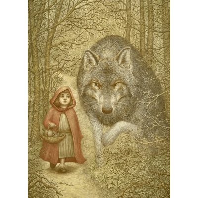 Red Riding Hood Art by Brett Miley