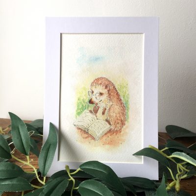 Hedgehog Reading