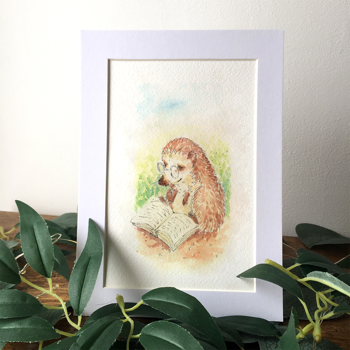 Hedgehog Reading