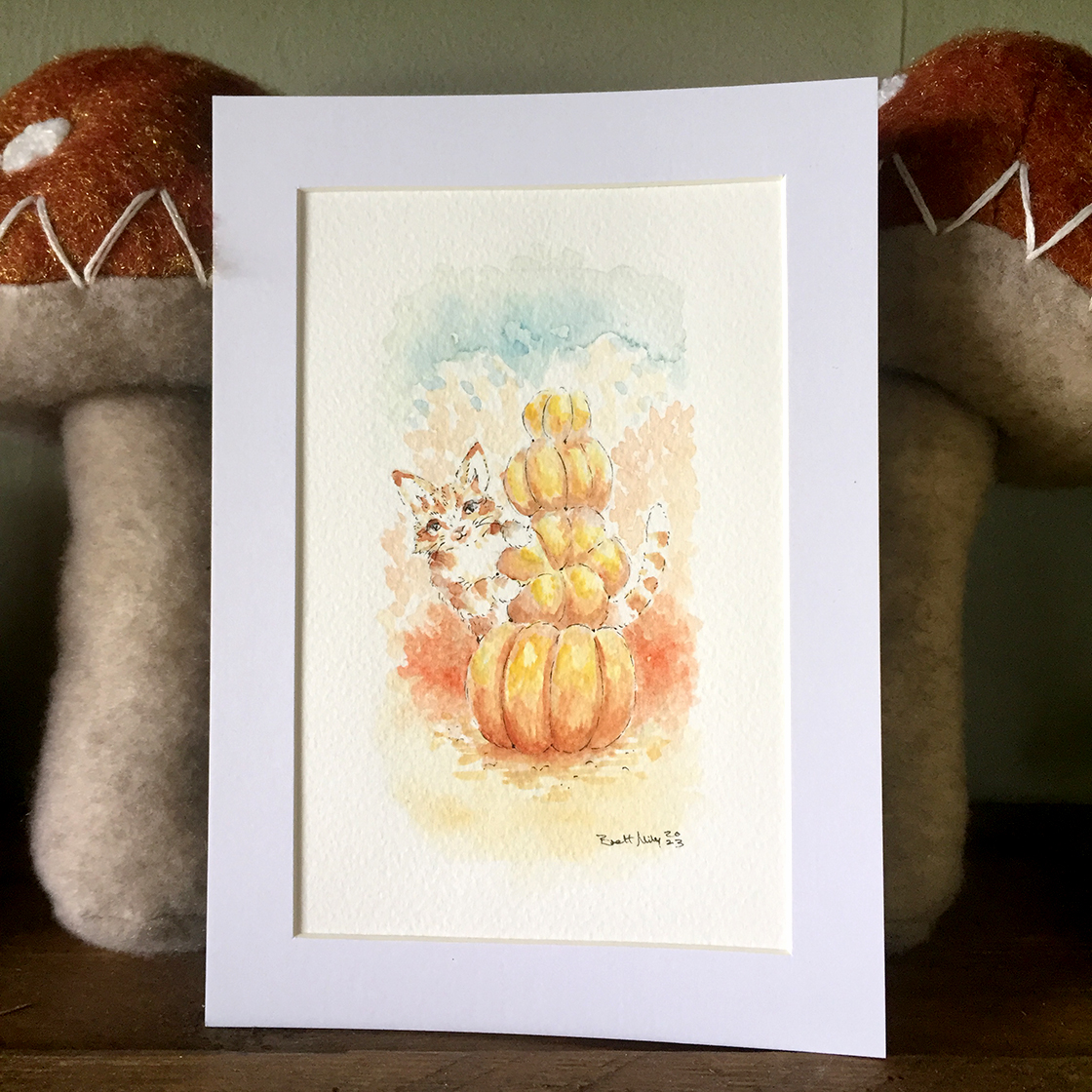 Pumpkin Cat