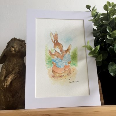 Mother Bunny and Babies